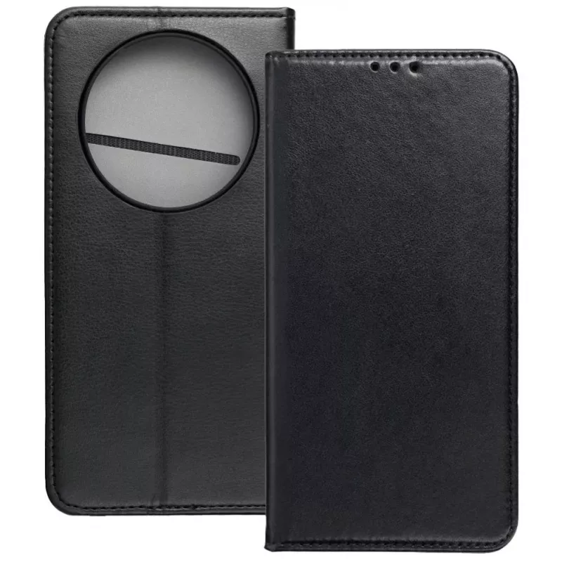 iLike Smart Magnetic Book Case for Xiaomi Redmi A3 4G, Black