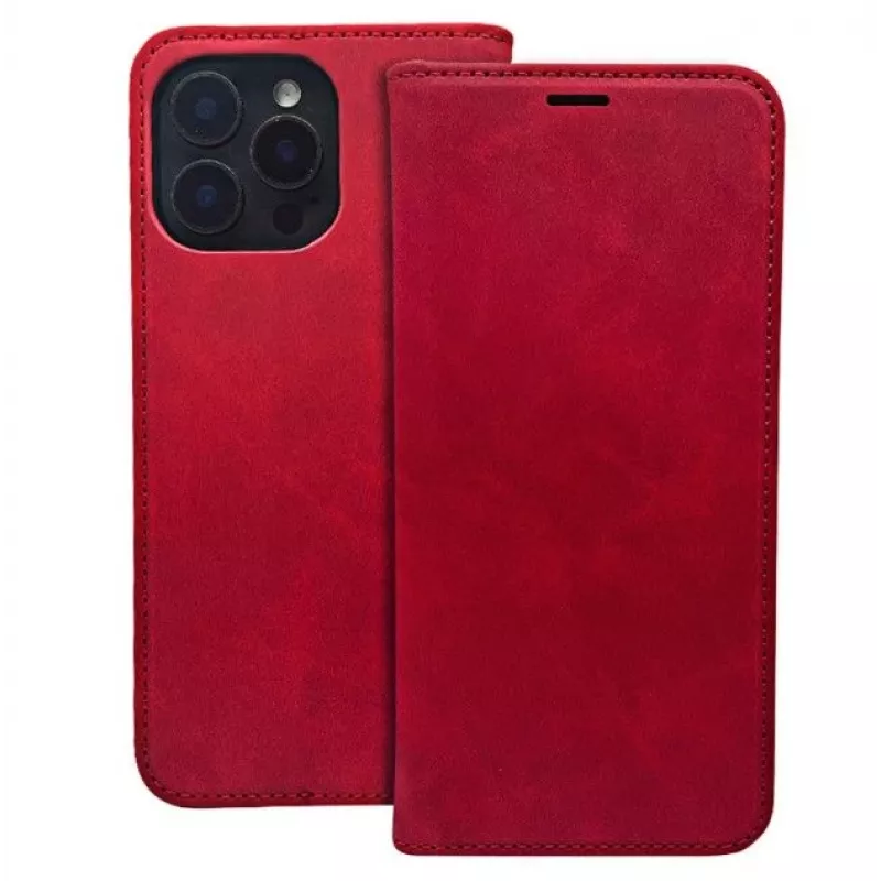 iLike Smart Suede Case for Xiaomi Redmi 13C 4G / 13C 5G / Poco C65 - Red