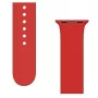 iLike Strap APS silikoonist kellarihm Apple Watch 8/7/6/5/4/3/2/SE (41/40/38mm) jaoks, punane
