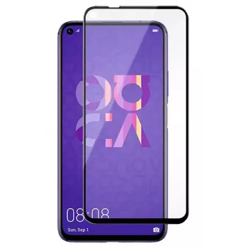 iLike Karastatud klaasist ekraanikaitse Huawei Nova 5T jaoks, 2.5D must raam, täisliim, 9H kõvadus, 0.3mm, must
