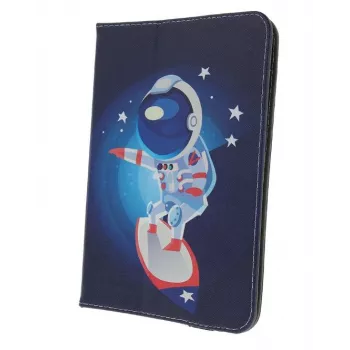iLike Universal Cosmonaut tahvelarvuti ümbris 9-10 inch tahvelarvutitele, PU-nahk, mitmevärviline, alusfunktsioon, elastne rihm, mikrokiudvooder