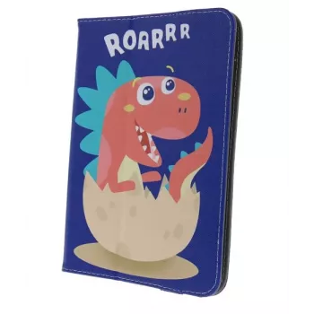 iLike Universaalne Folio-ümbris Dino Roar tahvelarvutitele 9-10 inch | Mitmevärviline dinosauruse muster