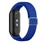 iLike Universal Mi Band 8 randmepael punutud riidest sinine