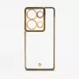 iLike Xiaomi Poco M6 Pro TPU+PC hübriidne kaitsekate koos kaamerakaitsega, läbipaistev must