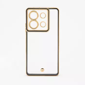 iLike Xiaomi Poco X6 Pro TPU+PC kaamera kaitsega läbipaistev must