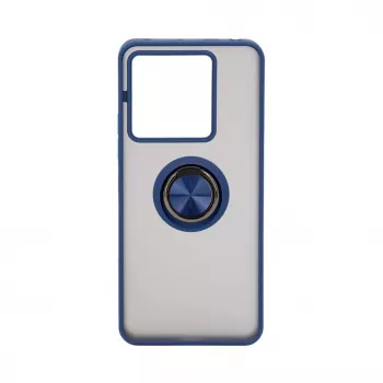iLike Xiaomi Redmi Note 13 5G Hybrid Case With Ring Dark Blue