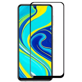 iLike Xiaomi Redmi Note 9 / Redmi 9T / Poco M3 Musta Raamiga Täisliimiga Karastatud Klaasist Ekraanikaitse