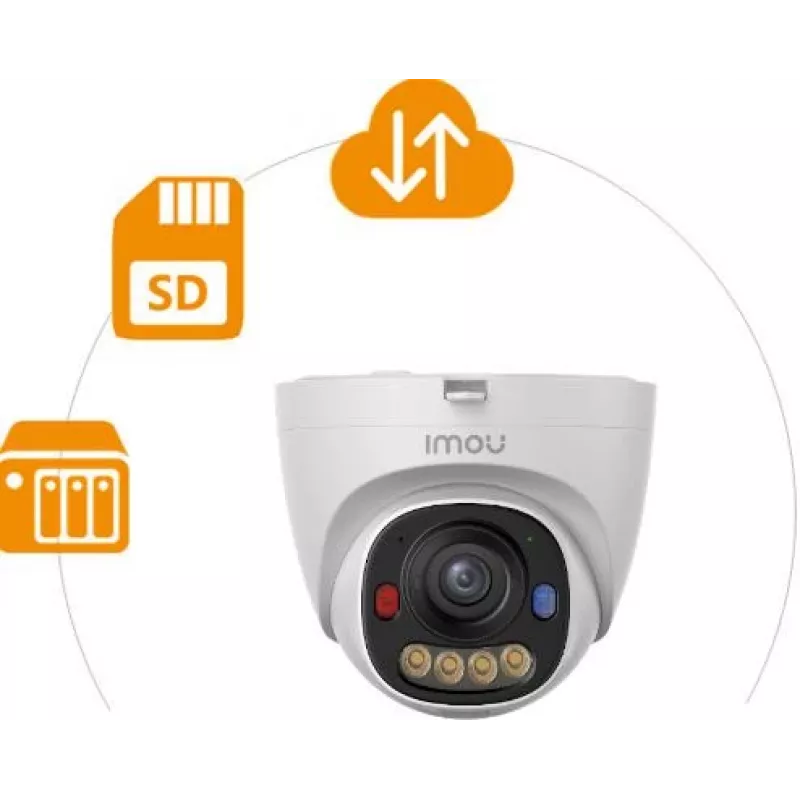Imou IPC-PS8EP-8X0-0280B 8MP PoE Turret Dome IP-kaamera 30m öövaatlusega, IP67, H.265