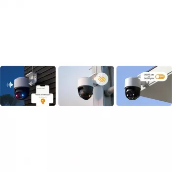 Imou PS7FP-8X0 8MP 4K PoE Pan/Tilt IP-kaamera öövaatluse ja kahesuunalise heliga