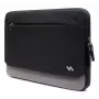 INATECK Sülearvuti ümbris 14 Inch Ultrabook, Water-Repellent Polyester Case with Soft Flannel Lining and Shock-Absorbing Padding – Black