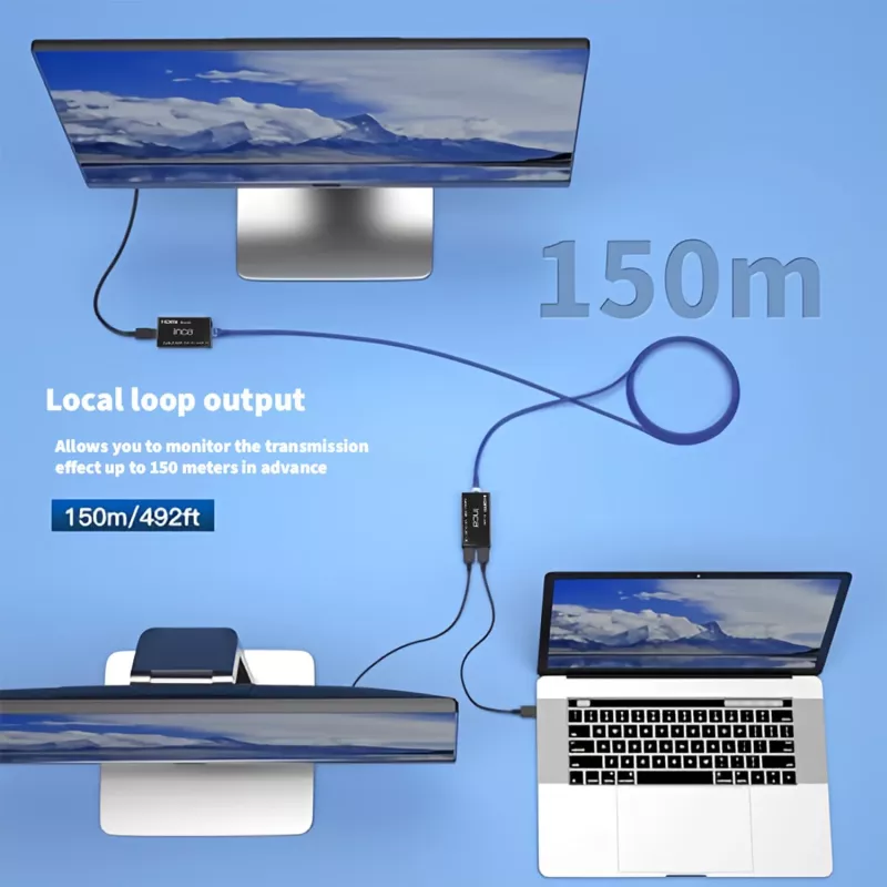 INCA IEX-60 HDMI-pikendaja HDMI 1.4 Full HD 60Hz must