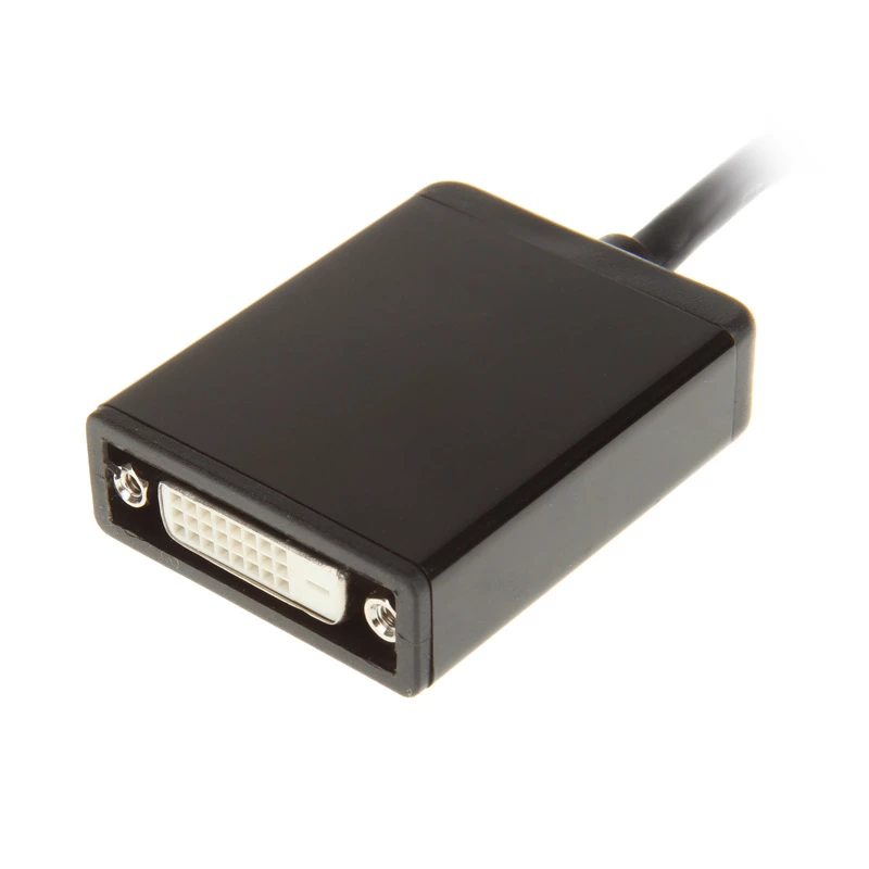 InLine DisplayPorti adapterkaabel, DisplayPort isane DVI-D 24+5 emane, must, 0,2 m