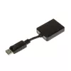 InLine DisplayPorti adapterkaabel, DisplayPort isane DVI-D 24+5 emane, must, 0,2 m