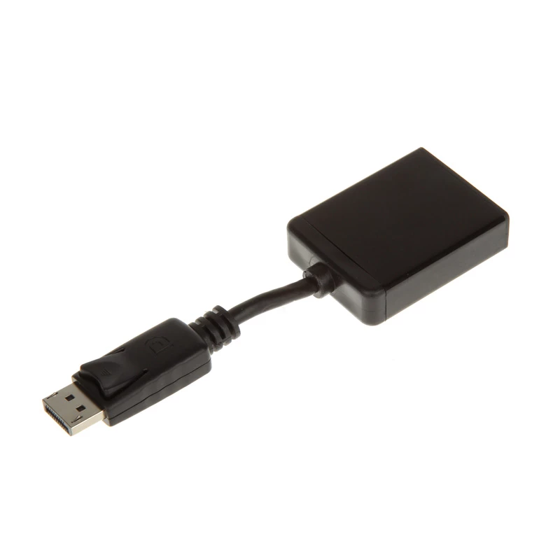 InLine DisplayPorti adapterkaabel, DisplayPort isane DVI-D 24+5 emane, must, 0,2 m
