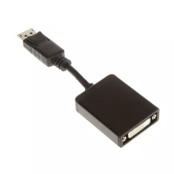 InLine DisplayPorti adapterkaabel, DisplayPort isane DVI-D 24+5 emane, must, 0,2 m