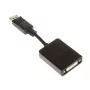 InLine DisplayPorti adapterkaabel, DisplayPort isane DVI-D 24+5 emane, must, 0,2 m