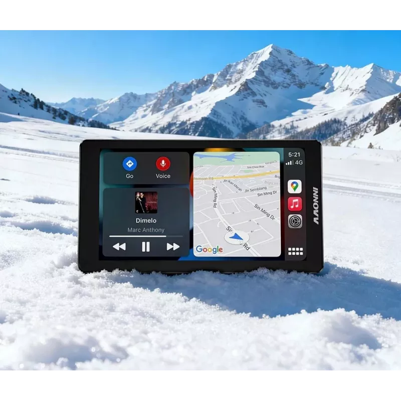 INNOVV N2 BMW mootorratta kahe kanaliga pardakaamera Apple CarPlay-ga, 1080p esi- ja tagakaamera, GPS, Wi-Fi, IP67