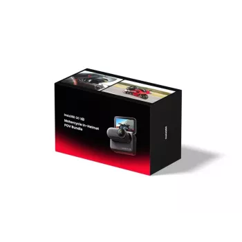 INSTA360 GO 3S mootorratta kiivrisisene POV komplekt - 4K aktsiakaamera 64GB, FlowState stabiliseerimine, kiivrikinnitus