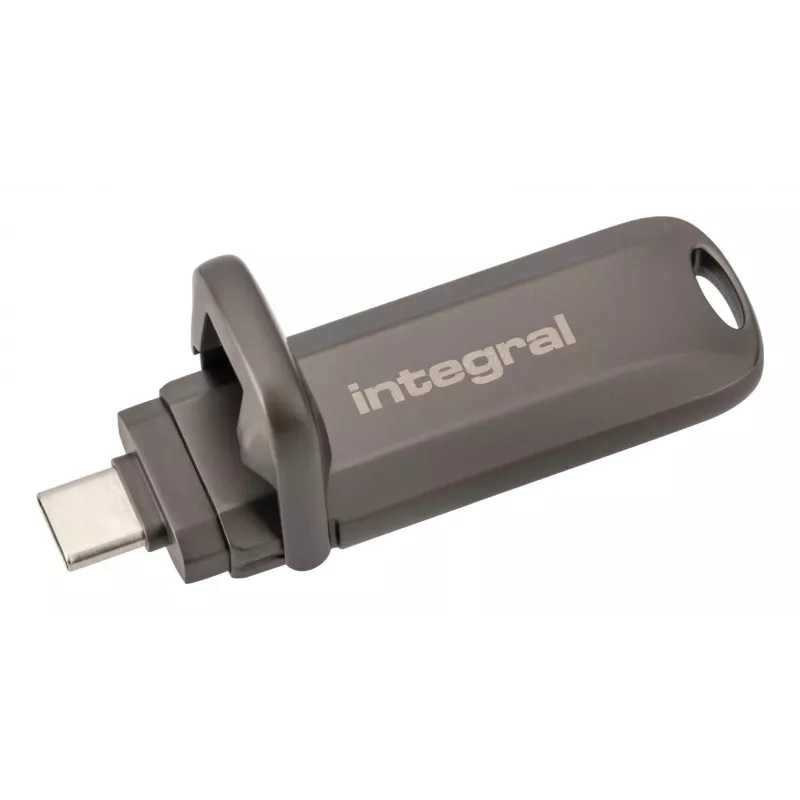 Integral 256GB USB 3.2 Gen 2x2 Type-C External SSD Turbo-C Metal Space Grey