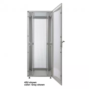 Intellinet Premium Line 36U Serverikapp – 19-tolline riiul, 800x1000mm, must, 2000kg kandevõime, flatpack
