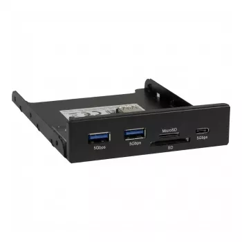 Inter-Tech Argus CI-21 sisemine kaardilugeja, 3,5-tolline pesa, USB 2.0, mitme kaardi tugi (88884141)