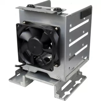 INTER-TECH IPC Mounting Frame ER-47045-1 2,5-tollise HDD/SSD paigaldamiseks 3,5-tollisesse pesasse, 2x USB 3.0 esipordiga, must