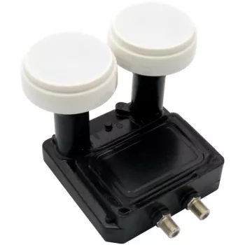 INVERTO Monoblock Twin Converter 7235 - 2 väljundit, 0,2 dB mürafiguur, 6° samm, F-tüüp