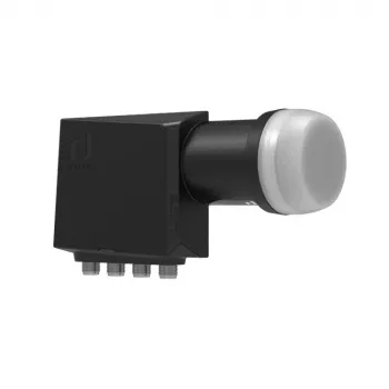 INVERTO QUATTRO BLACK ULTRA Quattro LNB – 4 väljundit, 0,2 dB müranäitaja, F-tüüpi pistikud