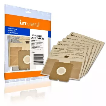 Invest Eco pabertolmuimejakotid Zelmer 1500.0050 / Cobra II Silent 2500.0EH (5 tk.)