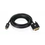 IOGEAR 4K @ 30Hz HDMI to DVI kaabel - 10 ft (3 m), kullatud, kolmekordse varjestusega, must