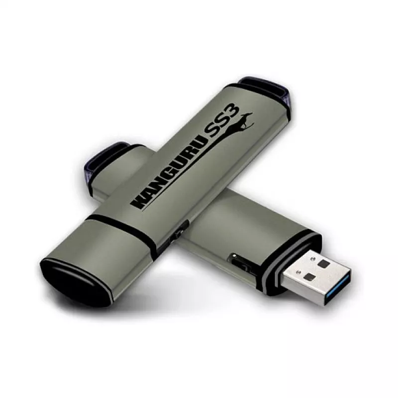 ISTORAGE STICK Kanguru SS3 32GB USB 3.2 Gen 1 riistvaraliselt krüpteeritud mälupulk