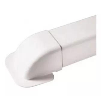 IVENSIS IPWE80 Valge seinakatteplaat – Süvistatava karbi kate, ABS-plast, 80x80x10mm