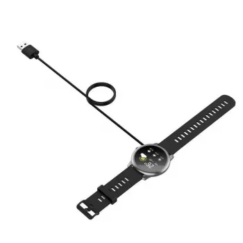 iWear CH2 Universaalne USB 1m toitekaal nutikellale, 2-kontaktiline 4mm magnetlaadija