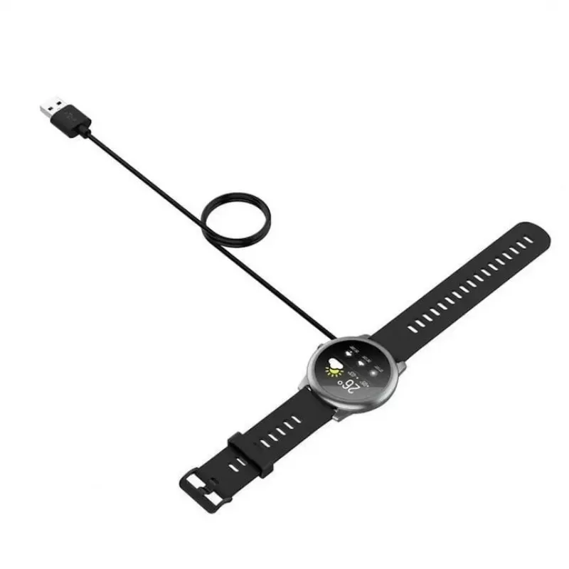 iWear CH2 Universaalne USB 1m toitekaal nutikellale, 2-kontaktiline 4mm magnetlaadija