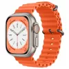 iWear S1 Soonega pehme silikoonist 20mm rihm Apple Watch 49mm / 45mm / 44mm / 42mm jaoks, oranž