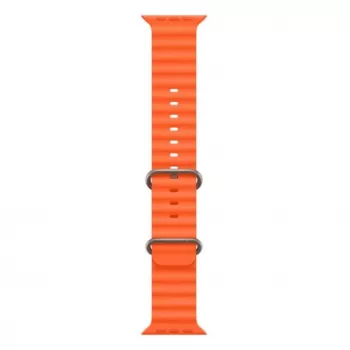 iWear S1 Soonega pehme silikoonist 20mm rihm Apple Watch 49mm / 45mm / 44mm / 42mm jaoks, oranž