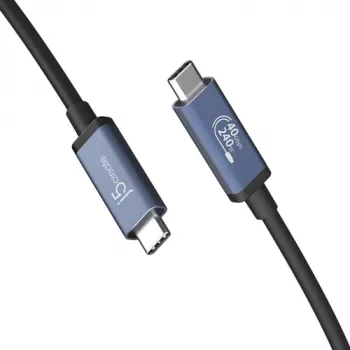 J5create USB4 40Gbps 240W USB Type-C kaabel (0,8 m, must)