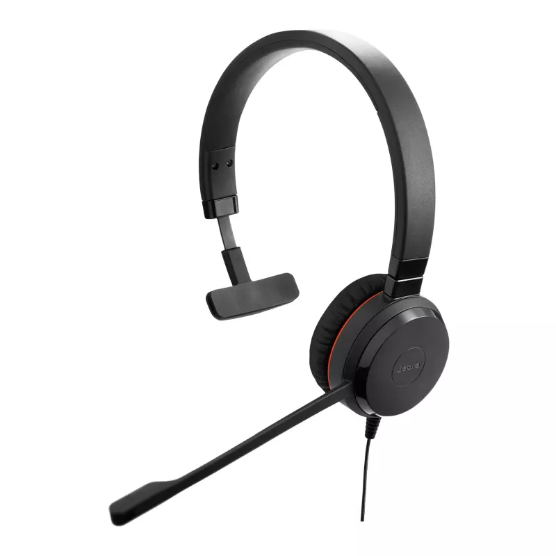 Jabra Evolve 20 Special Edition MS Mono USB-C Wired Headset - Leatherette Ear Cushions, USB-C, In-line Mute and Volume, Microsoft Certified (4993-823-389)