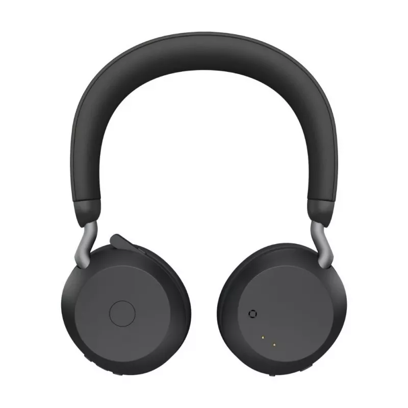 Jabra Evolve2 75 juhtmevaba Bluetooth-kuular Active Noise Cancellation'iga, Microsoft Teams sertifitseeritud, must