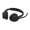 Jabra Evolve3 45 Stereo peakomplekt koos Link 380c USB-C adapteri ja laadimisalustega