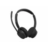 Jabra Evolve3 45 stereokõrvaklapid Link 390a USB-A adapteriga