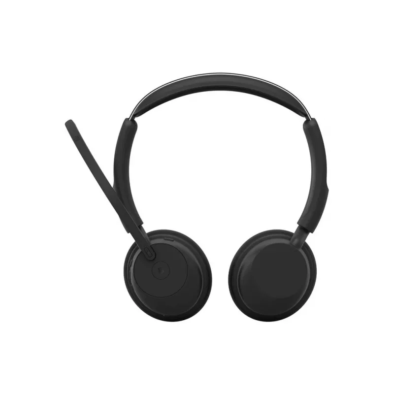 Jabra Evolve3 45 Stereo peakomplekt koos Link 390c USB-A adapteriga Microsoft Teamsile, must