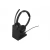 Jabra Evolve3 45 Stereo peakomplekt koos Link 390c USB-A adapteriga Microsoft Teamsile, must