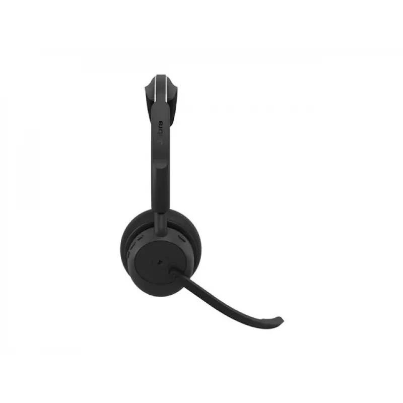 Jabra Evolve3 45 Stereo peakomplekt koos Link 390c USB-A adapteriga Microsoft Teamsile, must
