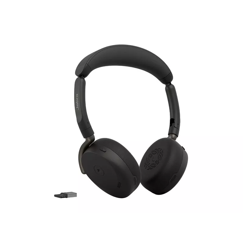Jabra Evolve3 65 Flex Link 390a MS juhtmevaba laadimisaluse kõrvaklapid