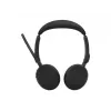 Jabra Evolve3 65 Stereo Link 390a MS juhtmevaba kõrvaklappide komplekt Bluetoothi ja USB-A adapteriga, optimeeritud Microsoft Teamsile, must