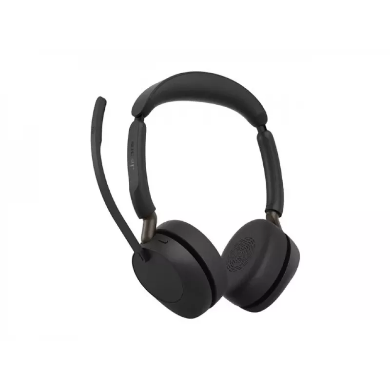 Jabra Evolve3 65 Stereo Link 390a UC juhtmevaba peakomplekt, must, Microsoft Teamsi sertifikaat
