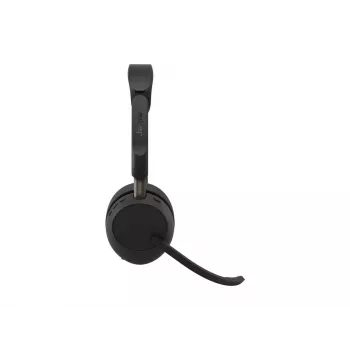 Jabra Evolve3 65 Stereo Link 390c UC juhtmevaba Bluetooth-kõrvaklapp USB-A adapteri ja Busylightiga - must