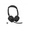 Jabra Evolve3 65 Stereo Link 390c UC juhtmevaba Bluetooth-kõrvaklapp USB-A adapteri ja Busylightiga - must
