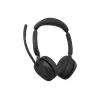 Jabra Evolve3 65 Stereo Link 390c UC juhtmevaba Bluetooth-kõrvaklapp USB-A adapteri ja Busylightiga - must